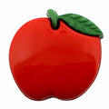 CIRQUE Novelty Shank Button - Red - 15mm (5⁄8″) - Apple - 2 count
