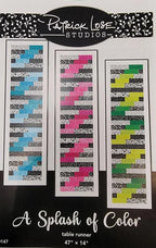 PATRICK LOSE "A Splash Of Color" Table Runner Pattern