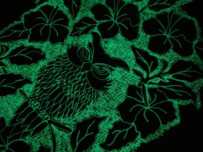 WONDERFIL Ahrora Glow in the Dark Polyester Thread, 183m