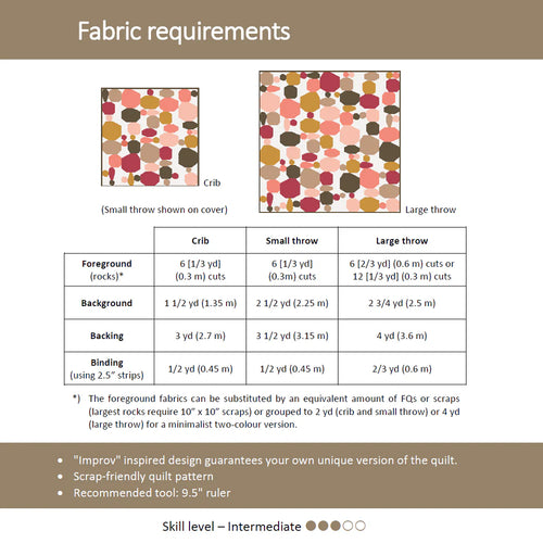 APPLES & BEAVERS "River Rocks" Quilt Pattern