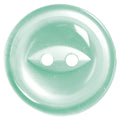ELAN 2 Hole Button - 14mm (5/8") - Light Green - 4 count