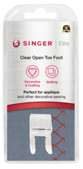 SINGER Elite Clear Open Toe Foot
