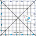 ERIE QUILT ART Non-Slip Quilting Ruler, 6.5" x 6.5"
