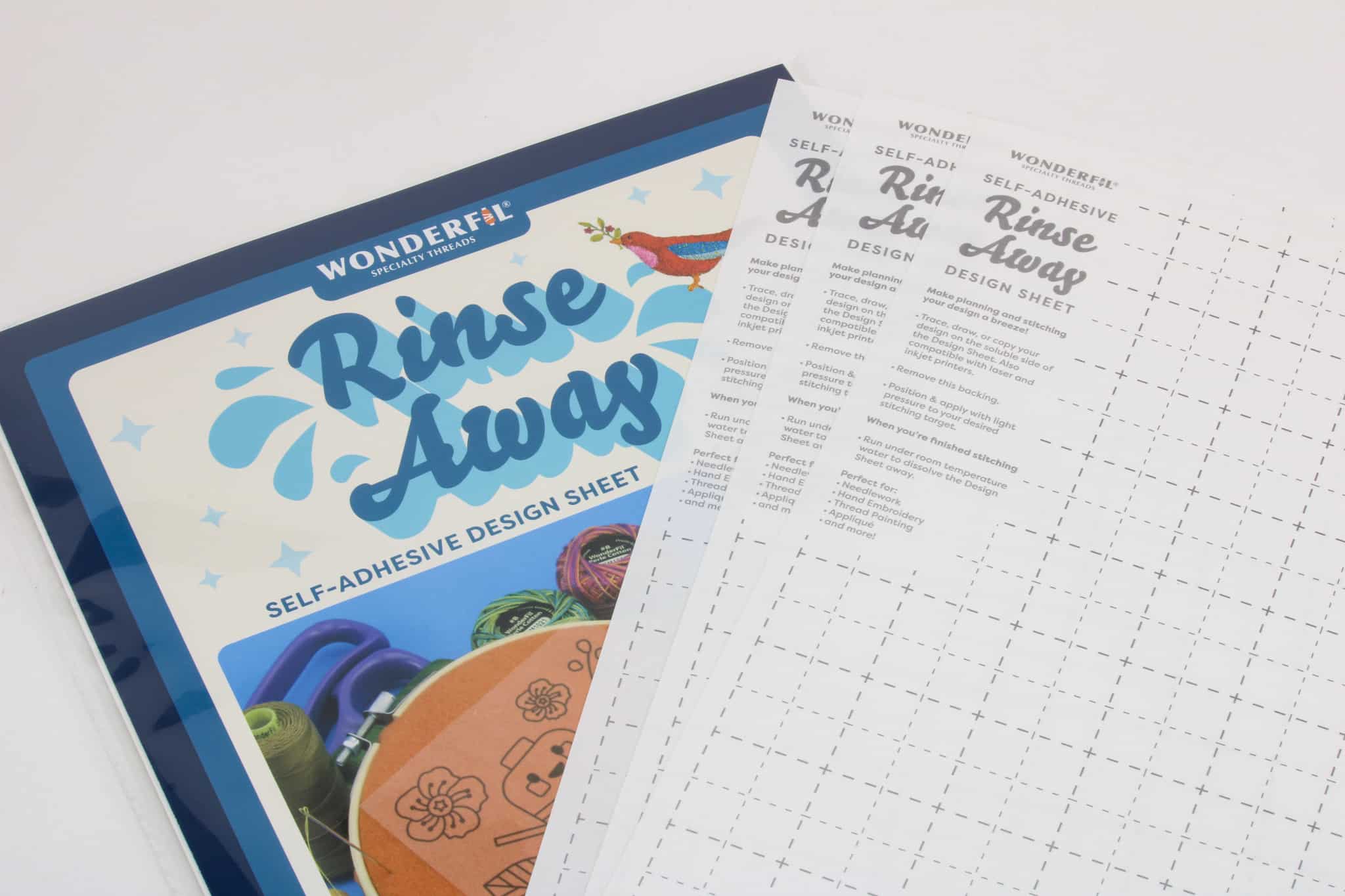 WONDERFIL Rinse Away Design Sheet