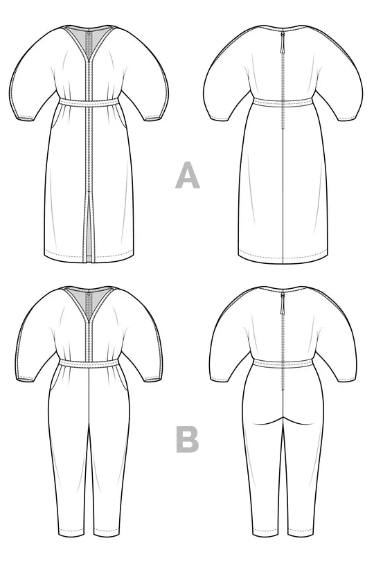 CLOSET CORE Jo Dress & Jumpsuit Pattern (#36)