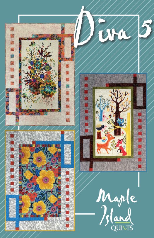 MAPLE ISLAND QUILTS "Diva 5" Quilt Pattern