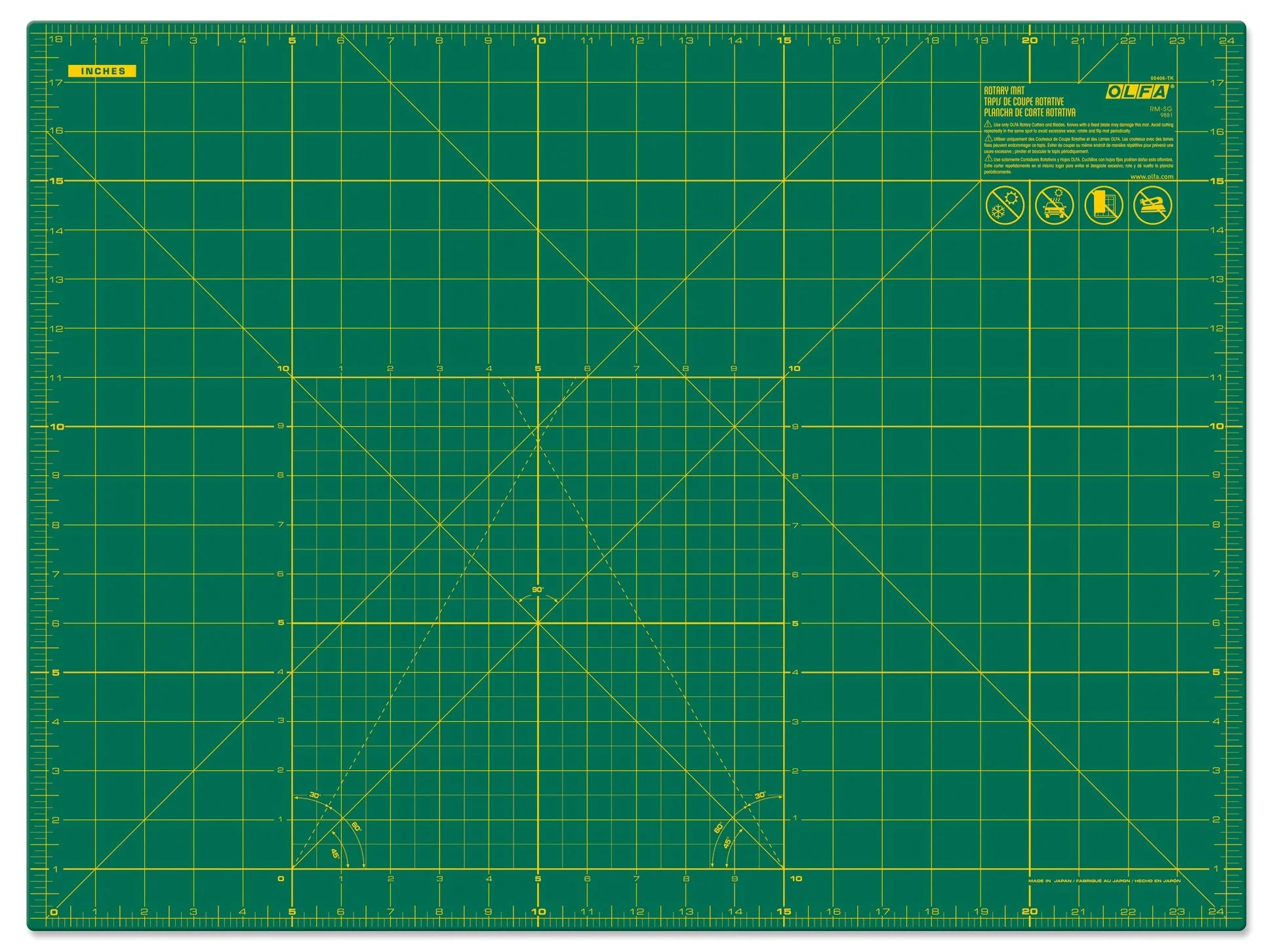 OLFA Self-Healing Cutting Mat, 18" x 24"