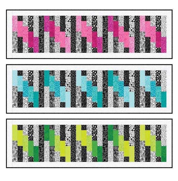 PATRICK LOSE "A Splash Of Color" Table Runner Pattern