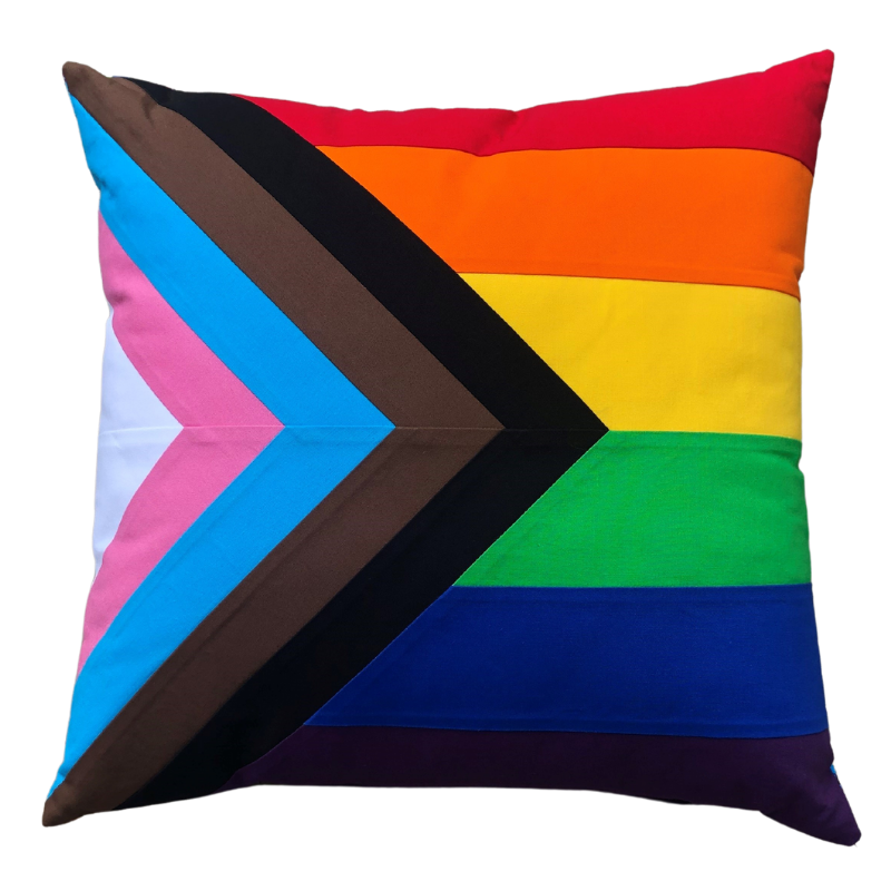 AUSPICIOUS QUILTS "The Progress Pride Pillow" Pattern