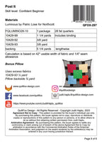 QUILTFOX "Post It" Quilt Pattern