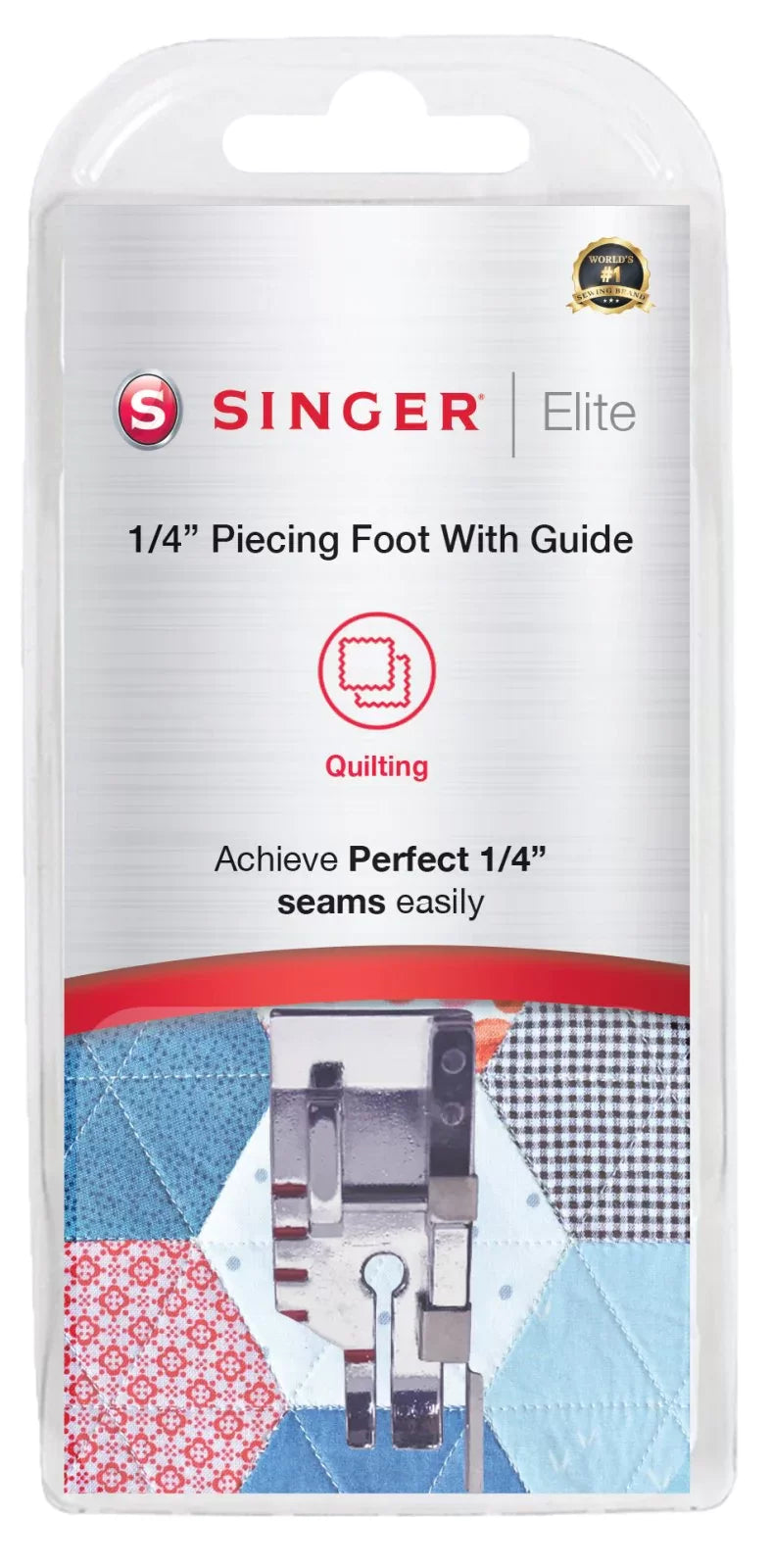 SINGER Elite 1/4 Inch Piecing Foot