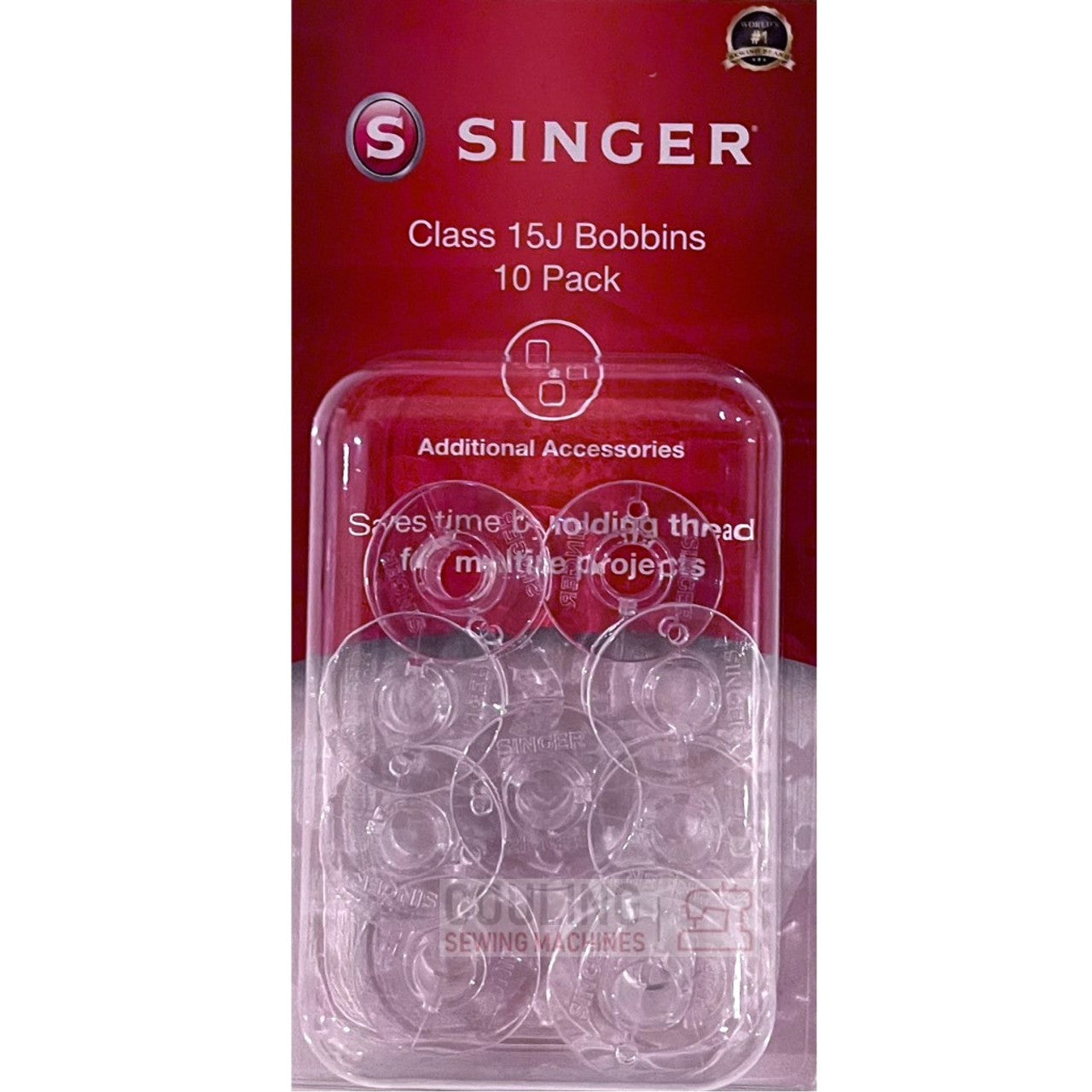 SINGER Class 15J Bobbins, 10-Pack