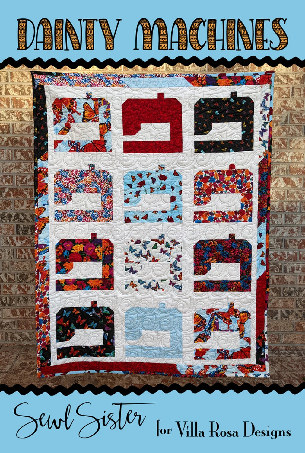 VILLA ROSA DESIGNS "Dainty Machines" Pattern