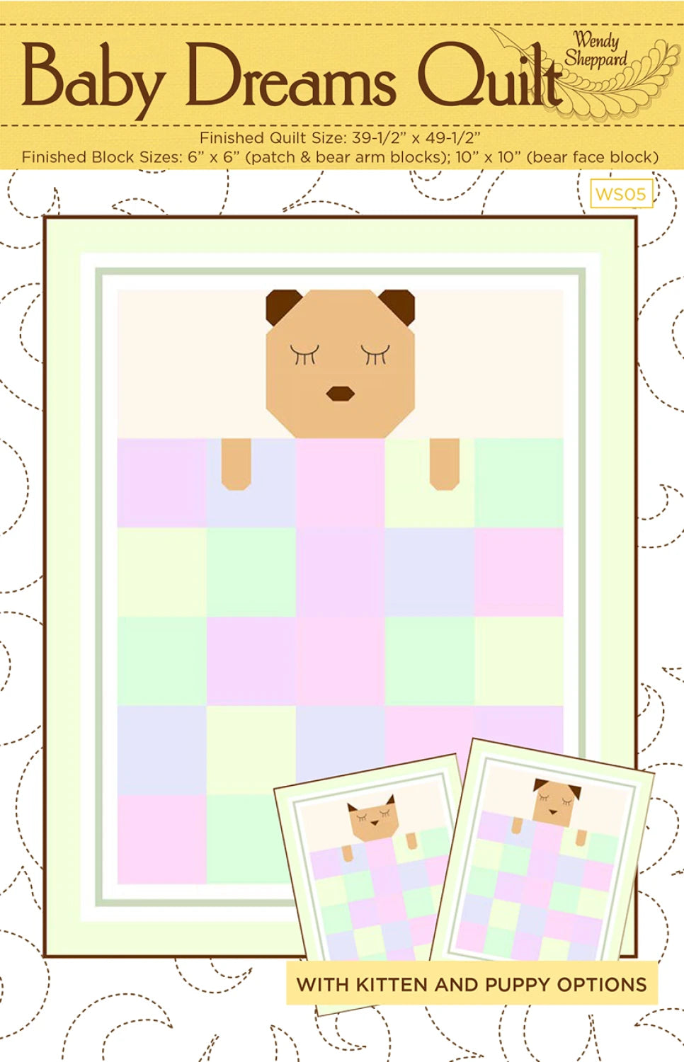 WENDY SHEPPARD "Baby Dreams Quilt" Pattern