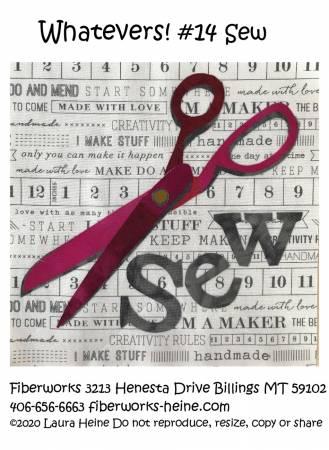 LAURA HEINE "Whatevers! #14 Sew" Collage Pattern