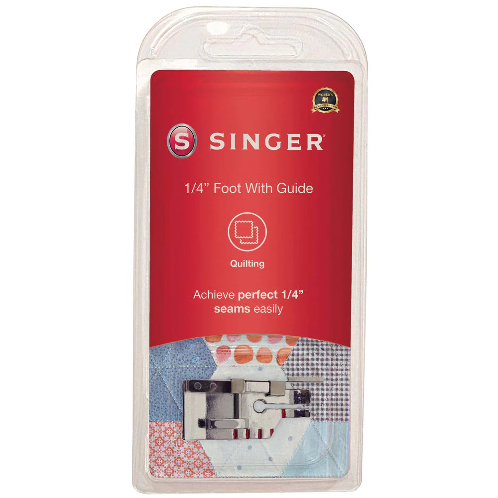 SINGER 1/4 inch Presser Foot with Guide
