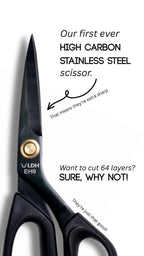 LDH Midnight Edition Ergonomic Fabric Shears, 9"