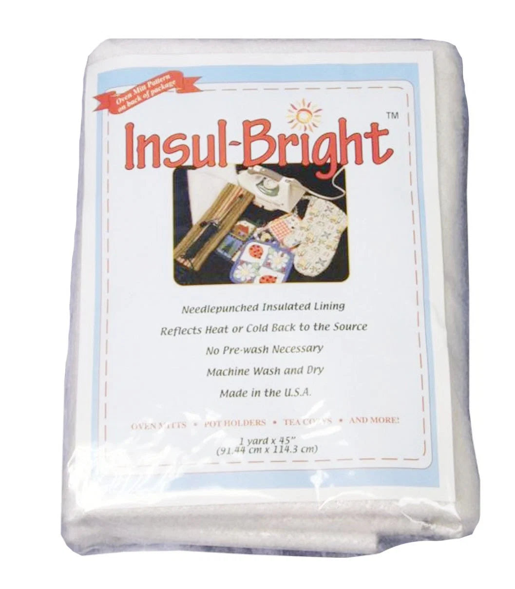 INSUL BRIGHT Insulated Batting, 114cm x 91cm (45" x 36")