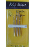 JOHN JAMES Chenille Needles, Sizes 18/24