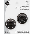 DRITZ Large Sew-On Snaps, 30mm