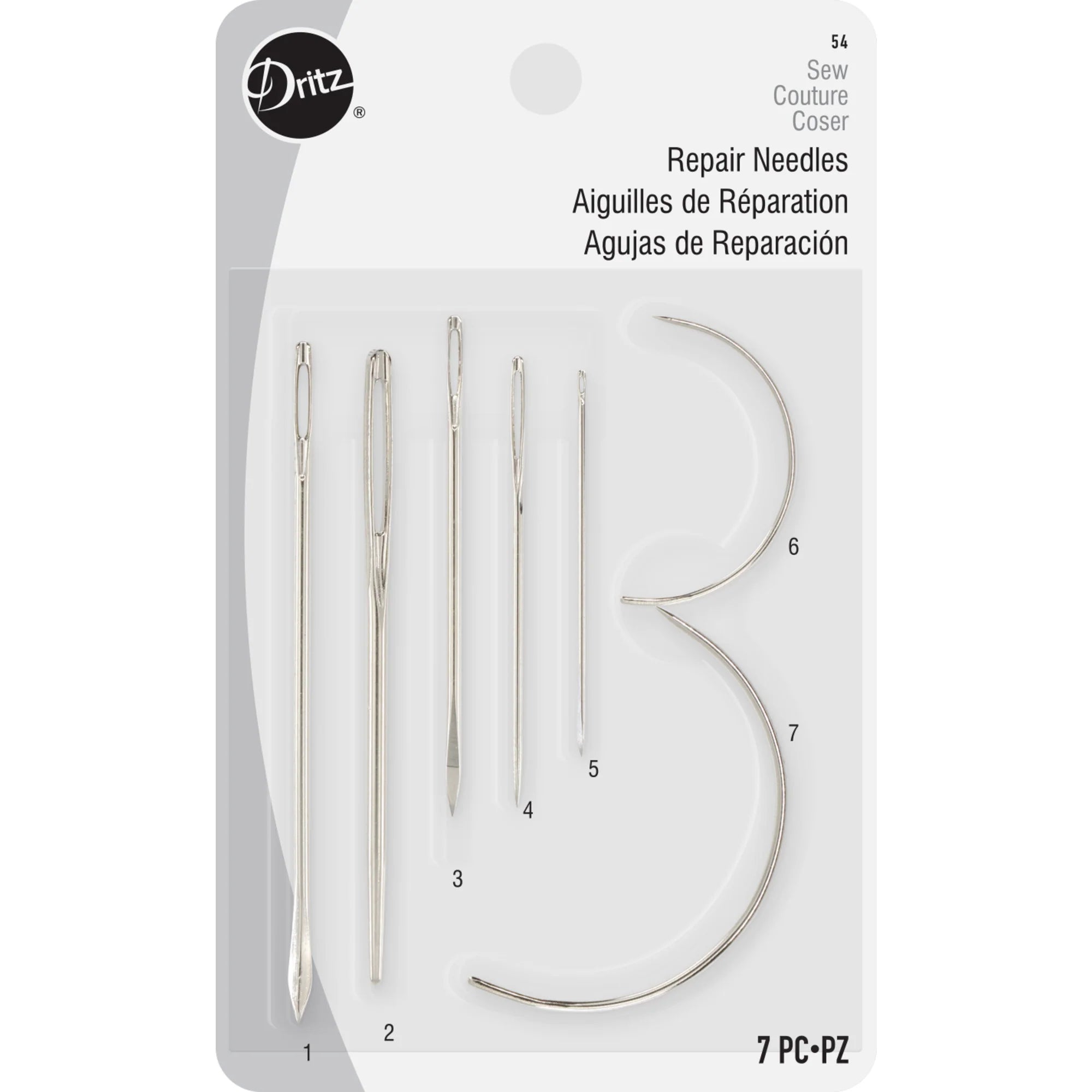 DRITZ Repair Needles, 7-Pack